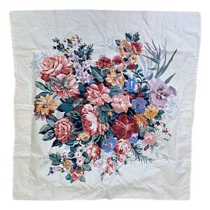 WAMSUTTA Euro Shams Set of 2  Cottage Floral 100% Cotton Vintage Bedding